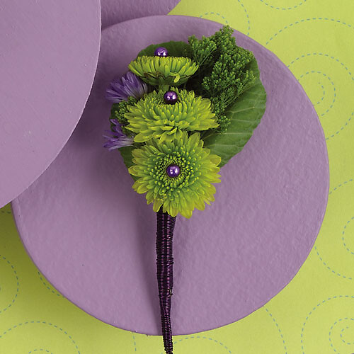 Green with Envy Boutonniere